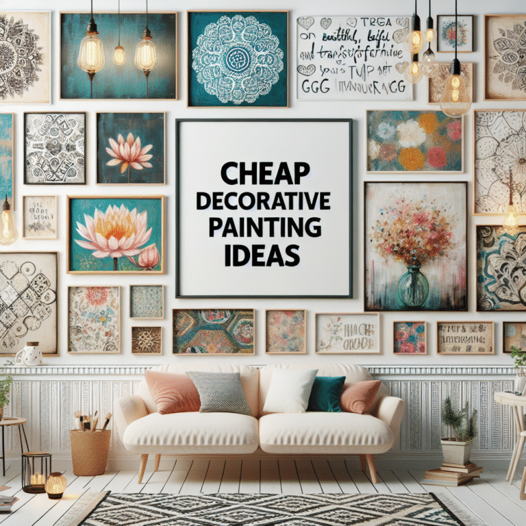 ideias de quadros decorativos baratos que transformam seu espaço