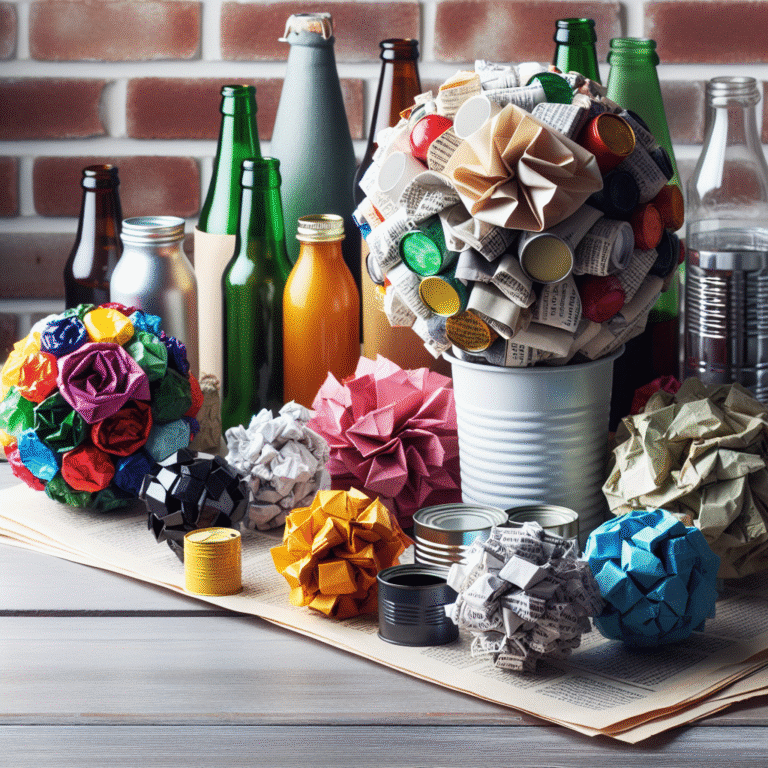 dicas de decoração barata utilizando materiais recicláveis