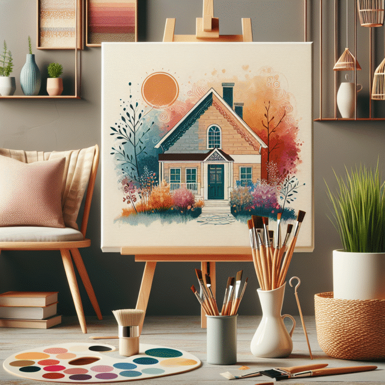 como pintar quadros decorativos DIY para renovar a decoração