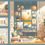 DIY quadros personalizados para quarto