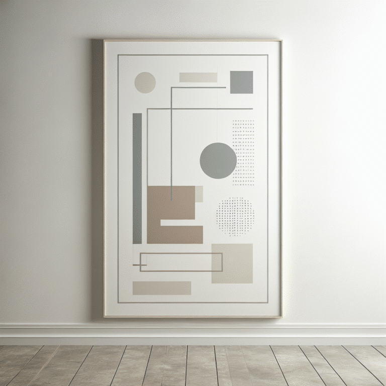 DIY pintura minimalista para parede: simplicidade em destaque