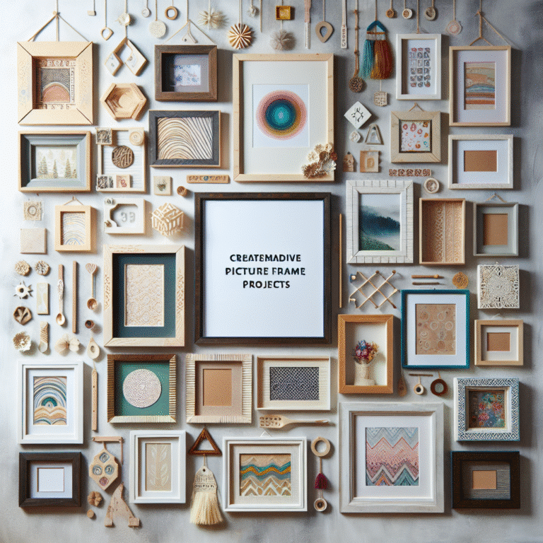 projetos criativos de quadros em casa