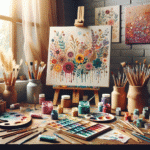 como pintar quadros decorativos DIY