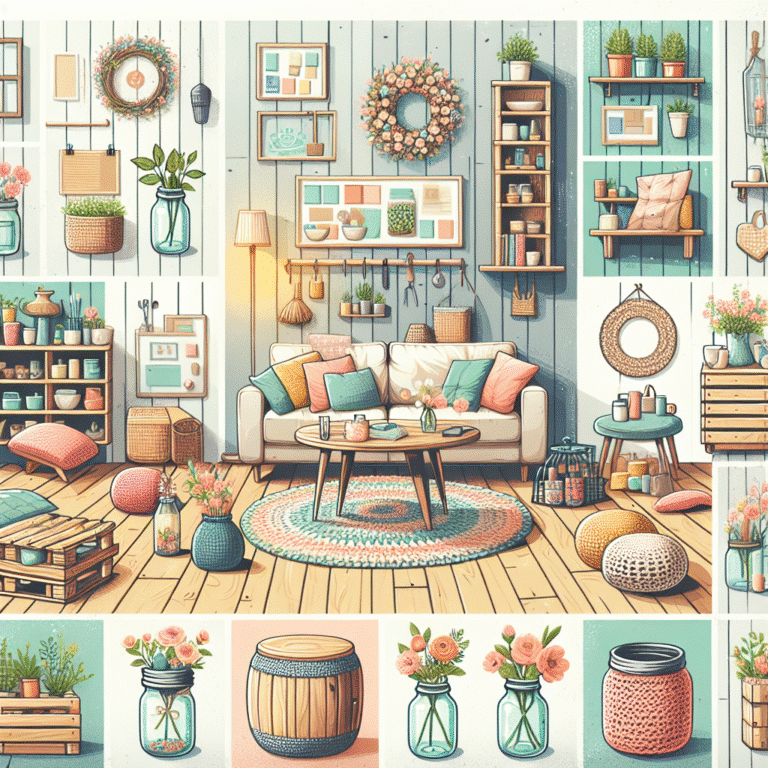ideias de decoração DIY barata para cada canto da casa