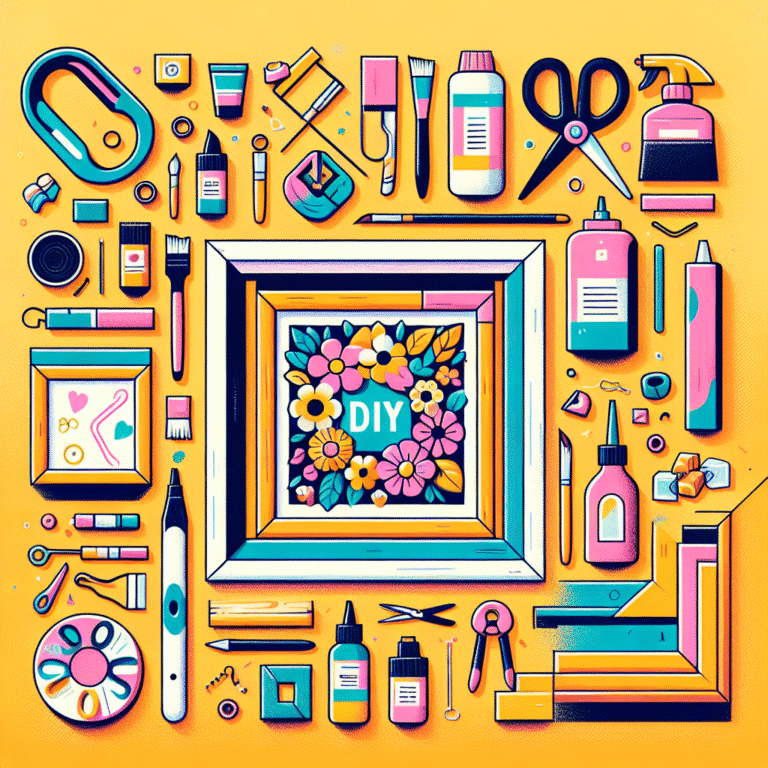 como fazer quadros DIY em casa