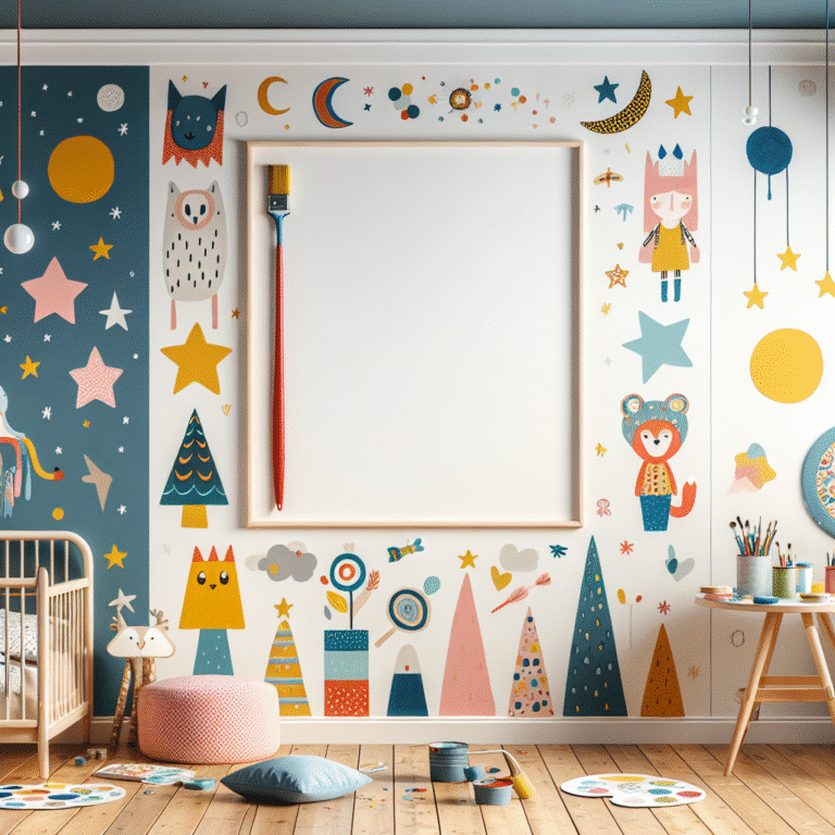 projetos de pintura para quarto infantil