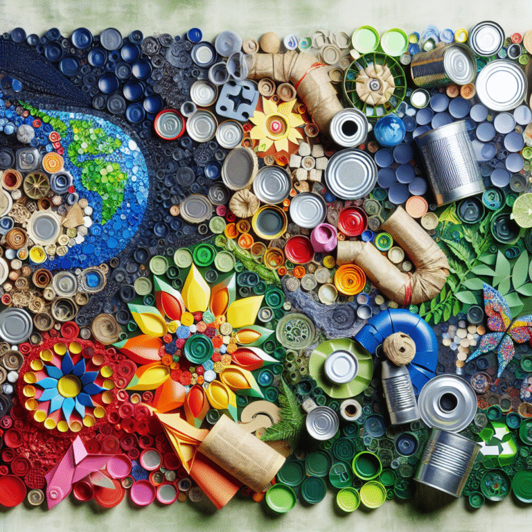 quadros feitos com materiais recicláveis: criatividade sem limites