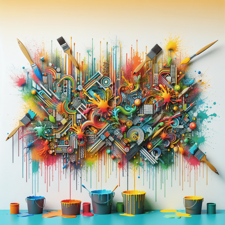 pintar paredes com criatividade