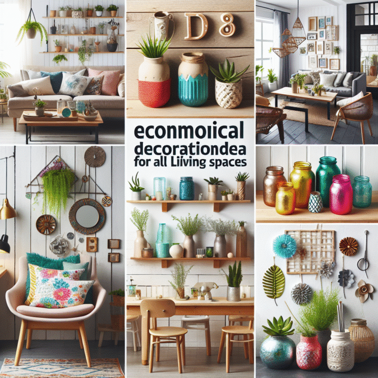 ideias de decoração DIY barata para todos os ambientes