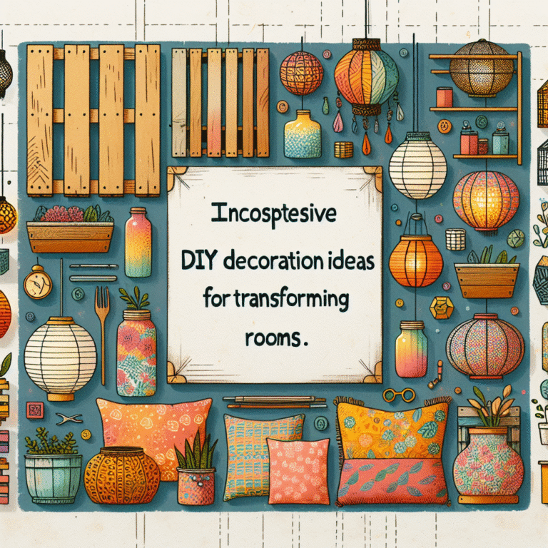ideias de decoração DIY barata para transformação de ambientes
