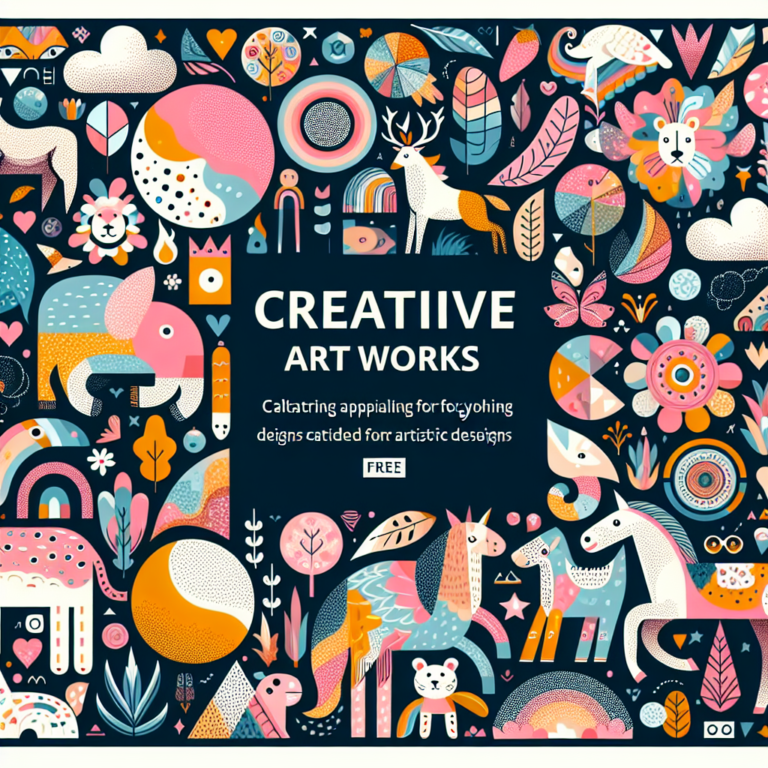 quadros criativos para crianças