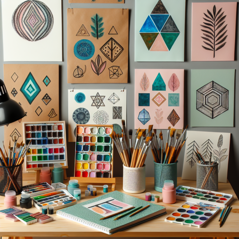 Materiais baratos para arte de parede: crie sem gastar muito