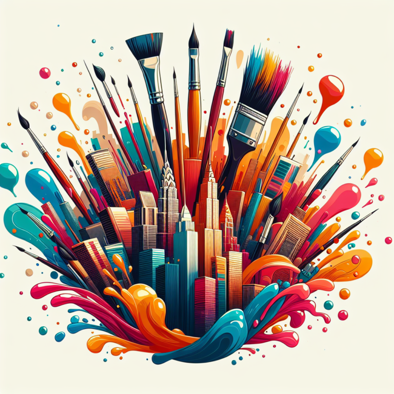 pintura DIY com tinta e pincel