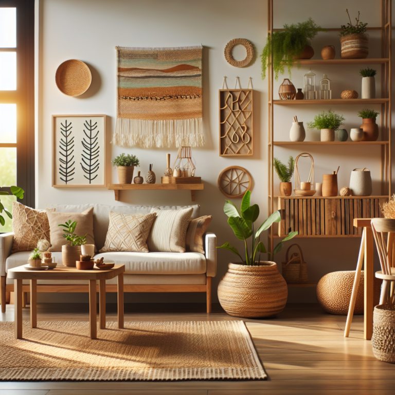 ideias de decoração DIY barata para sala de estar