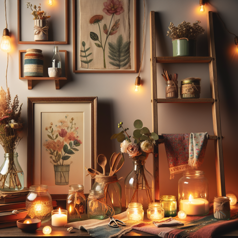 dicas de decoração econômica usando itens do cotidiano