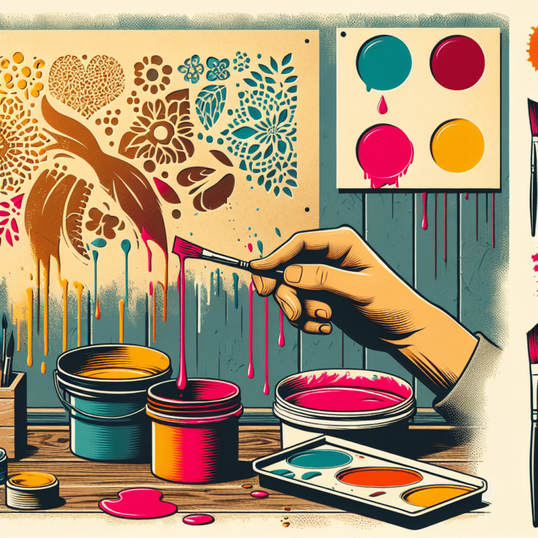 DIY pintura de parede com stencil: guia passo a passo