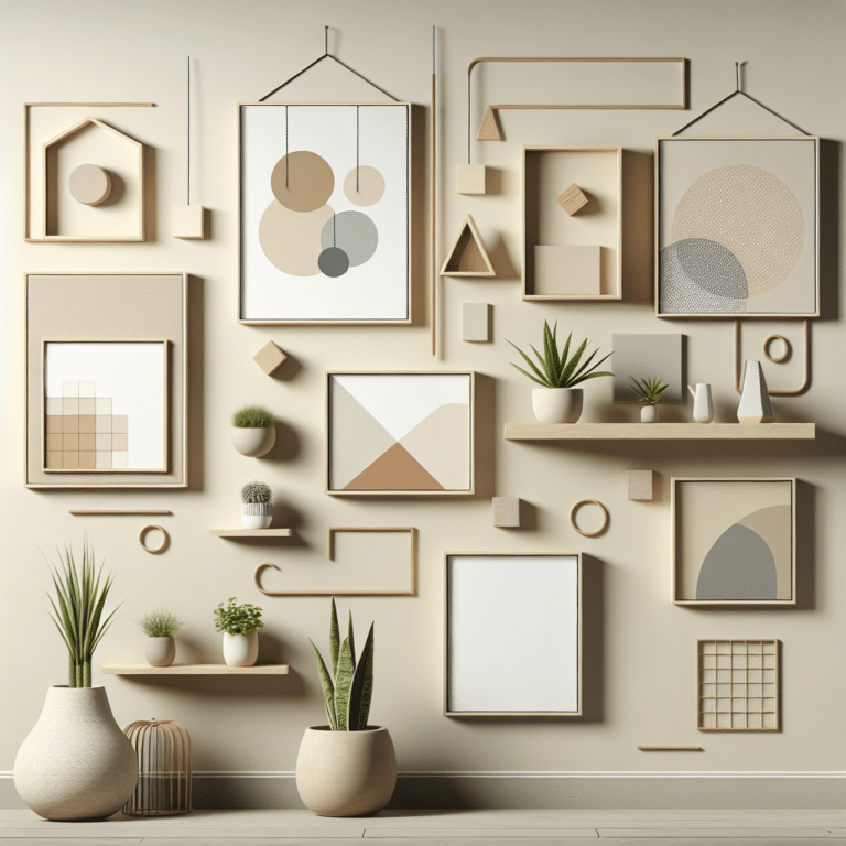 decoração de parede moderna DIY para transformar seu espaço