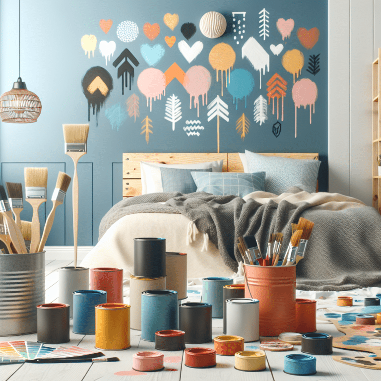 pintura decorativa barata para quarto: dicas práticas