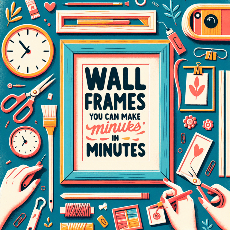 quadros de parede que você pode fazer em minutos
