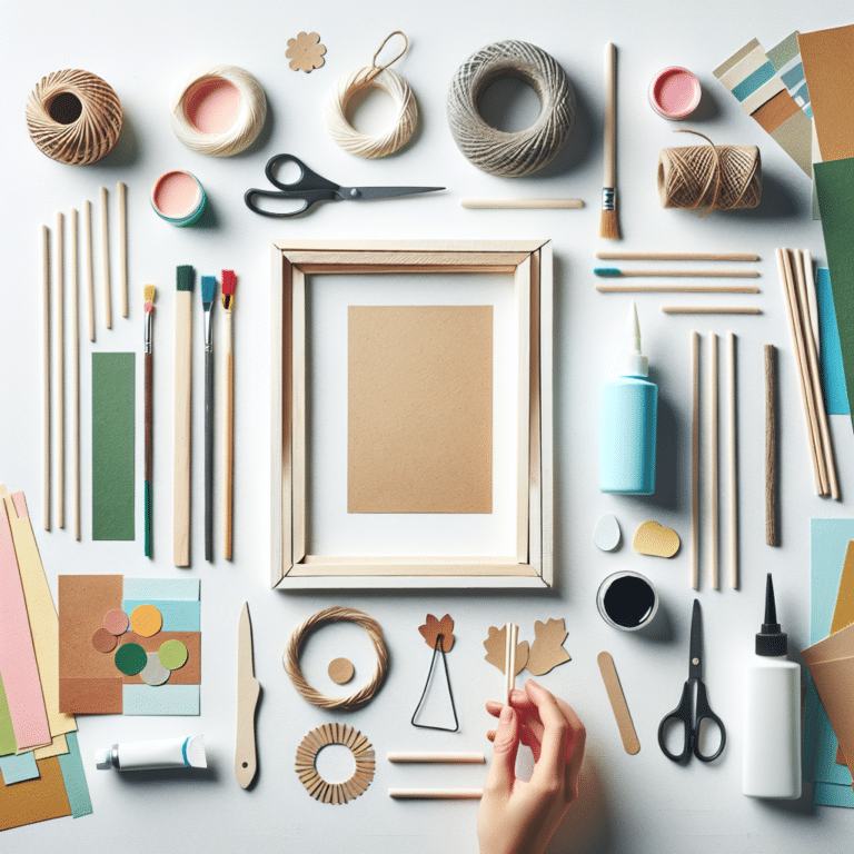 Ideias de materiais simples para quadros decorativos