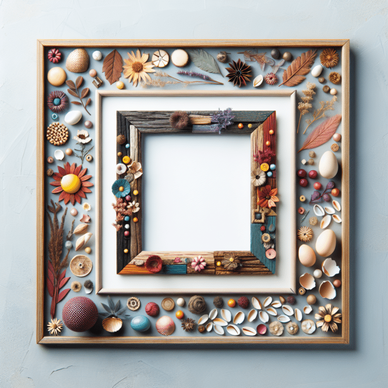 Ideias de materiais simples para quadros decorativos