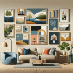 ideias de quadros para sala de estar
