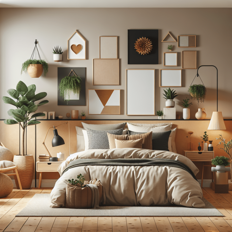 como criar uma decoração prática e bonita para o seu quarto