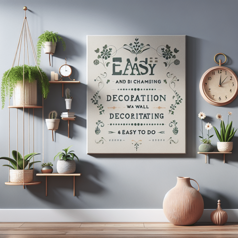 como decorar parede de forma simples e encantadora