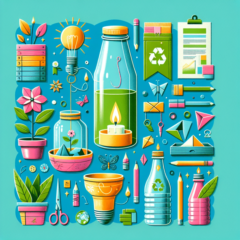 DIY decoração com materiais recicláveis: como reutilizar e embelezar