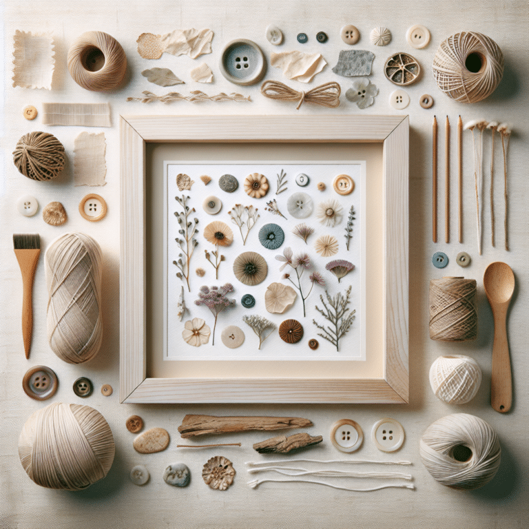 Ideias de materiais simples para quadros decorativos